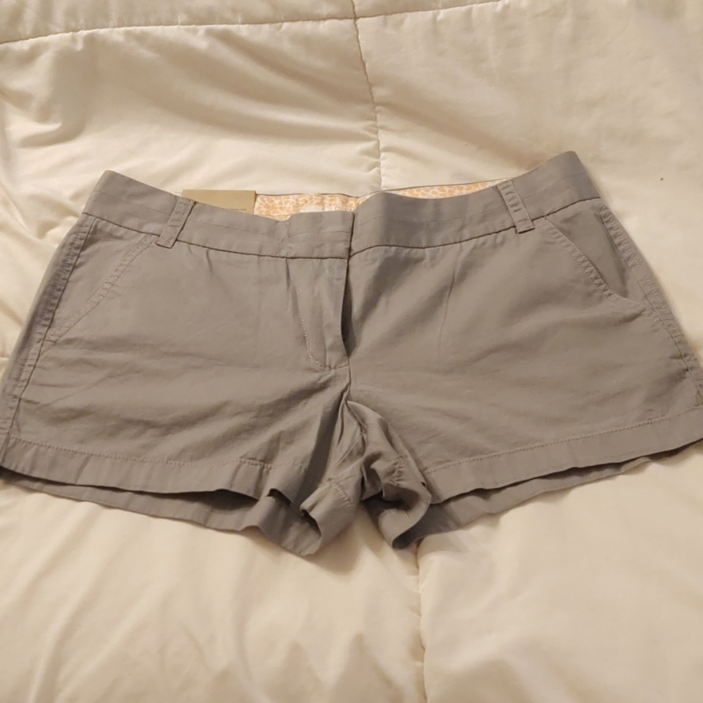 J. Crew Twill City Fit Chinos, Size 8, 3" Inseam,